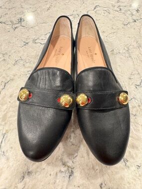 $228 Kate Spade Black Nappa Suttwn Suze 6.5